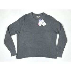 Peyton Primrose Shirt Women's XL New Misty Heather Gray Long Sleeve